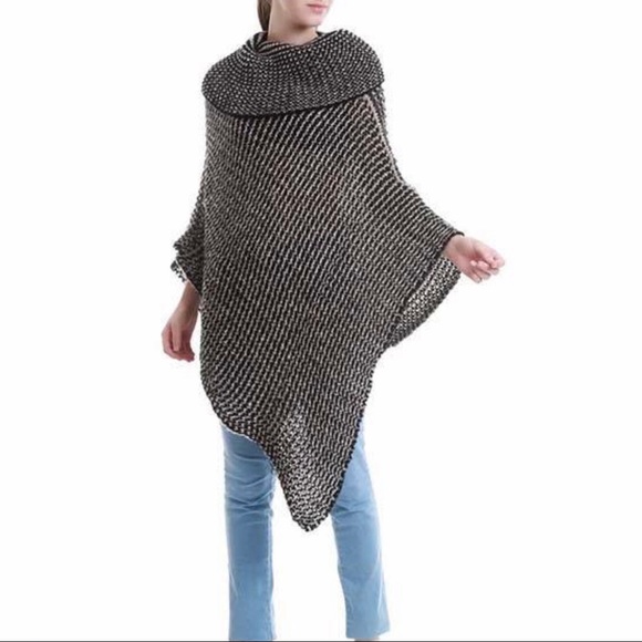 Sweaters - 🔥 🍁⬇️Fashionable, Soft&Cozy Women’s Poncho Black